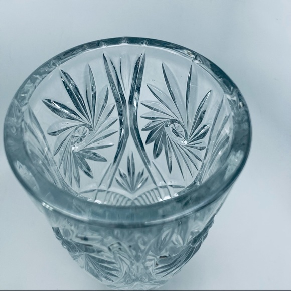 CZECH BOHEMIA CRYSTAL GLASS VASE - Picture 6 of 8